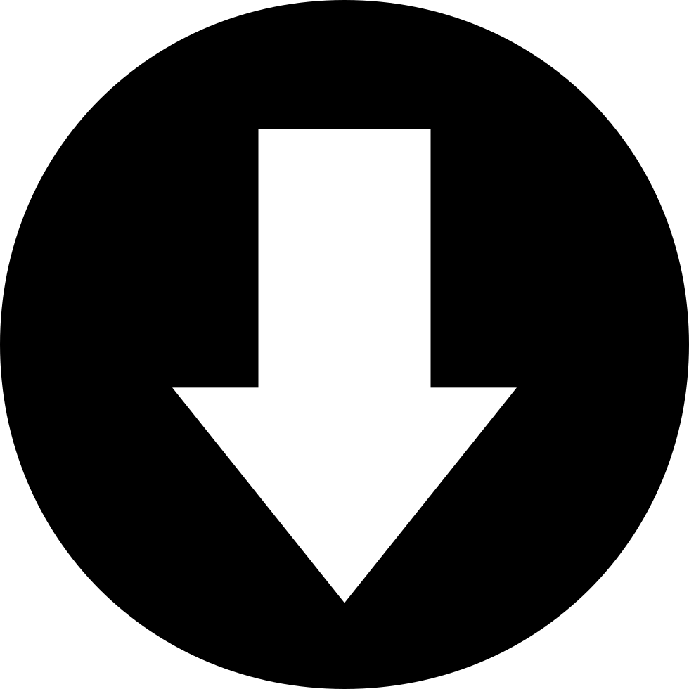 980x980 Arrow Pointing Down In A Circle Png Icon Free Download