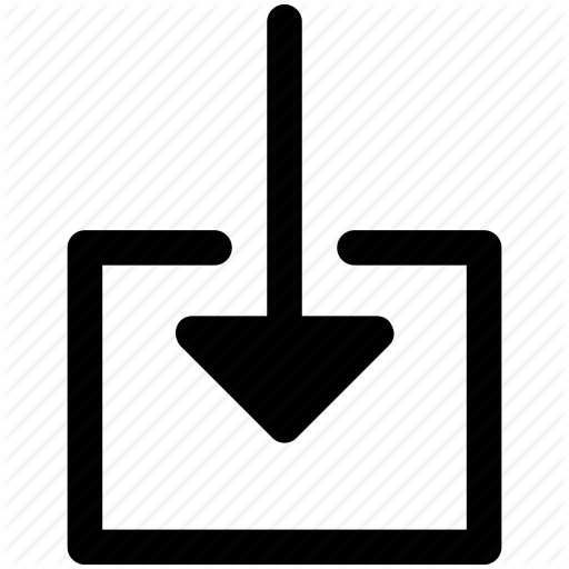 512x512 Arrow Direction, Arrow Pointing, Down Arrow, Download, Download