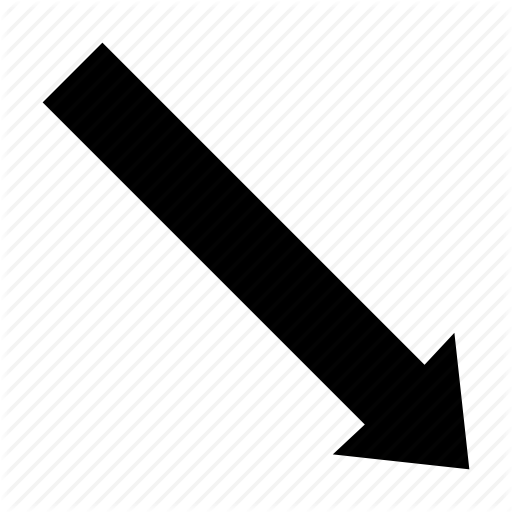 512x512 Arrow, Arrow Direction, Arrow Pointing, Diagonal Arrow, Down Right