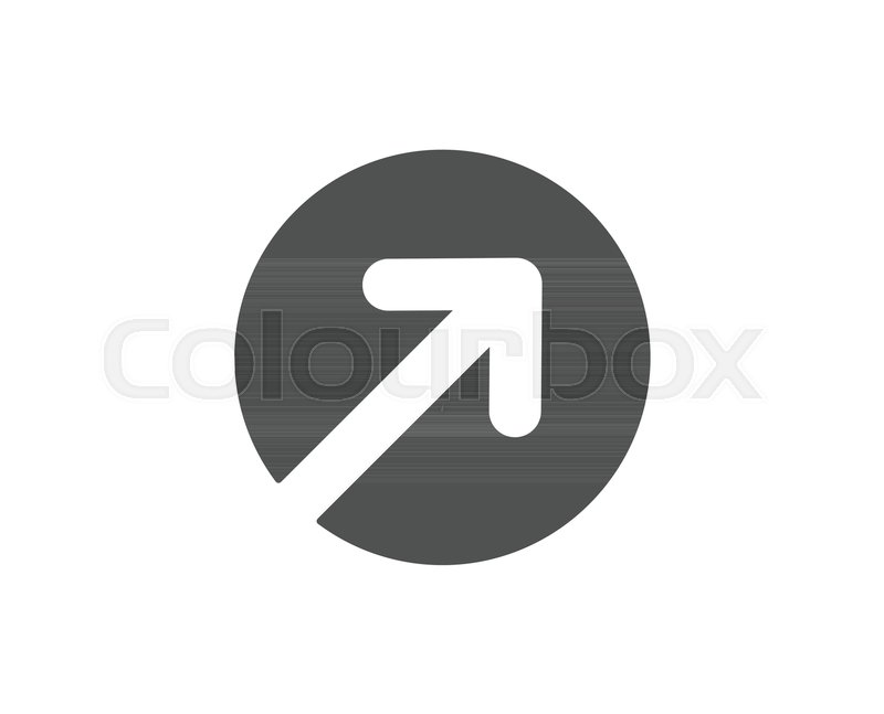 800x647 Direction Arrow Simple Icon Arrowhead Stock Vector Colourbox