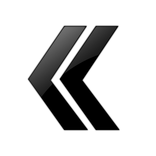 512x512 Download Free Png Double Left Arrowhead Icon