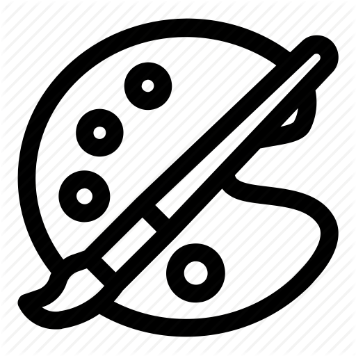 512x512 Art, Brush, Easel, Paint, Paint Tools Icon