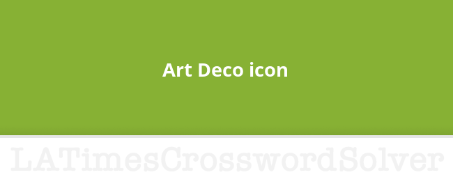 Art Deco Icon Crossword at Vectorified com Collection of Art Deco