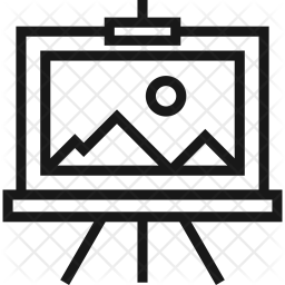 256x256 Art Icon Of Line Style