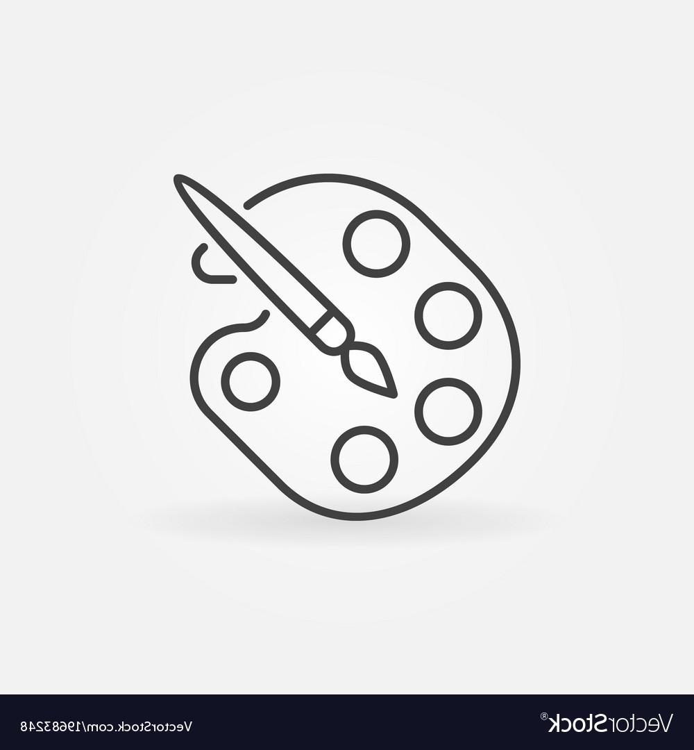 1000x1080 Top Art Palette Icon Vector Drawing Free Vector Art, Images