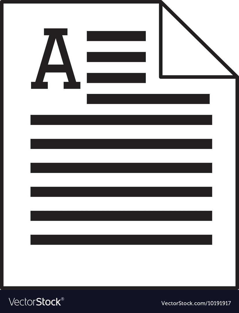 825x1080 Article Icon Vector