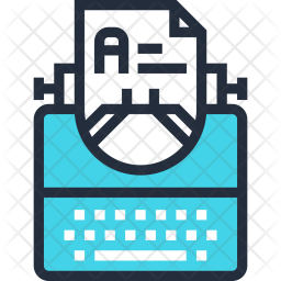 256x256 Article Icon Of Colored Outline Style