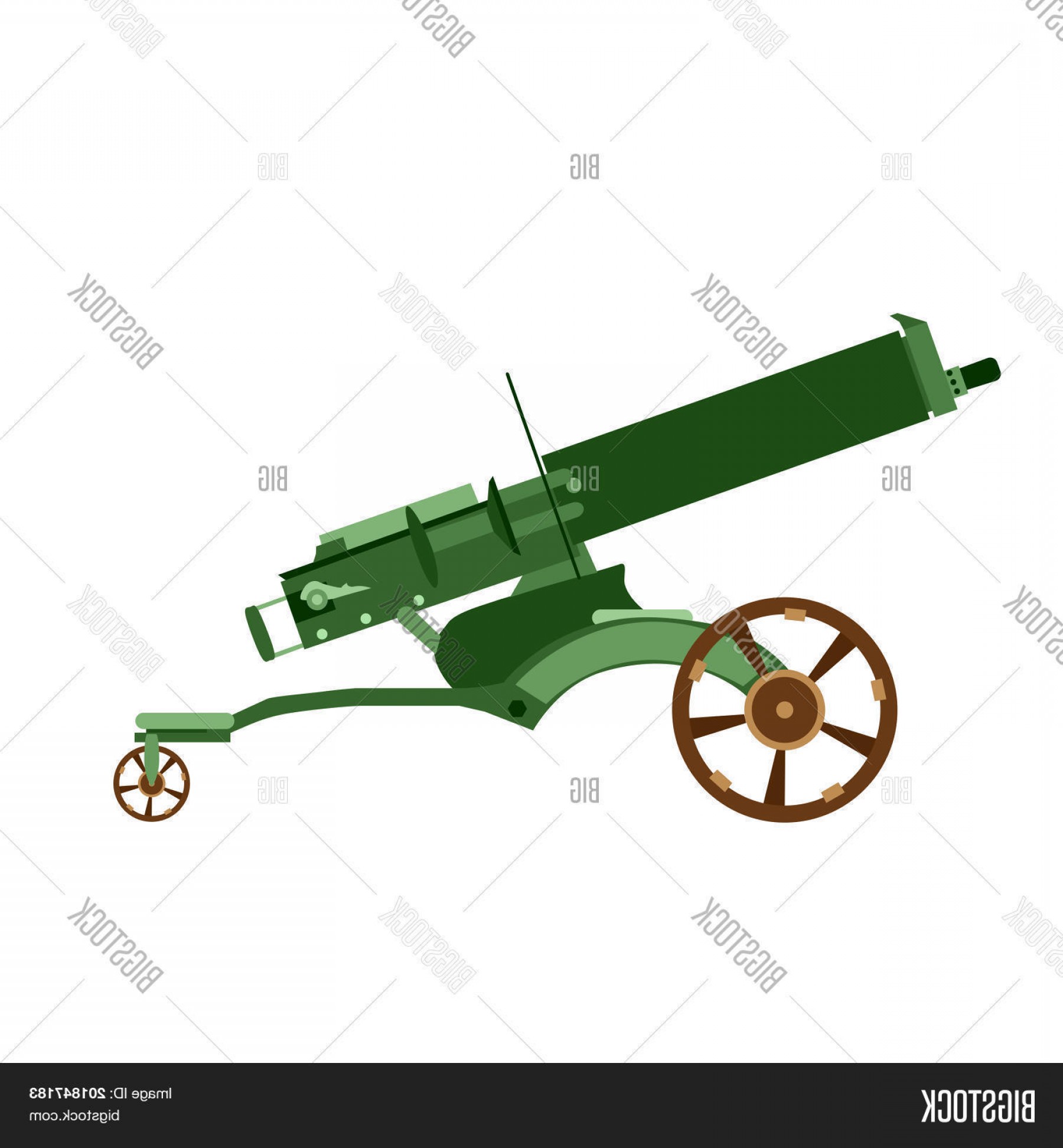 1800x1944 Stock Vector Cannon Artillery Gun Vector War Old Army Weapon