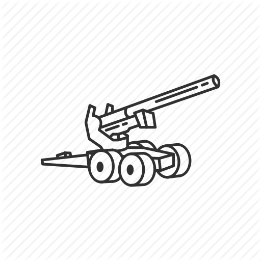 512x512 Artillery, Ballistic, Big Gun, Cannon, Howitzer, Military, Vehicle