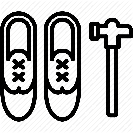 512x512 Artisan, Craft, Hammer, Handmade, Shoemaking, Shoes, Workshop Icon