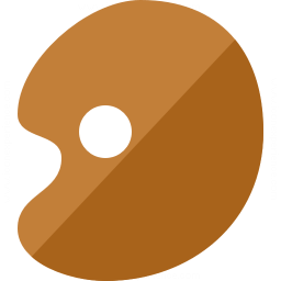 256x256 Iconexperience G Collection Painters Palette Empty Icon