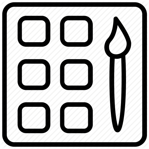 512x512 Artist Paint, Artist Palette, Paint, Paint Palette, Painting Icon