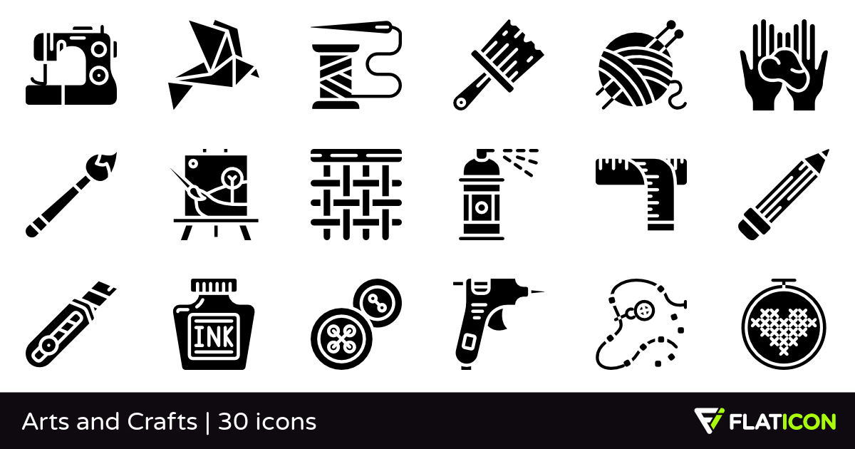 1200x630 Arts And Crafts Free Icons