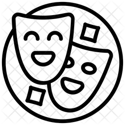 256x256 Arts Icon Of Line Style