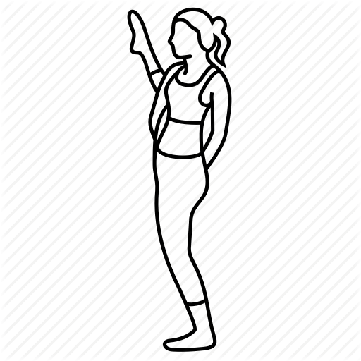 512x512 Asana, Bird Of Paradise, Pose, Yoga Icon