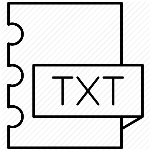 512x512 Ascii, File, Text, Txt Icon