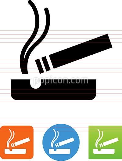 400x527 Cigarette In Ash Tray Icon