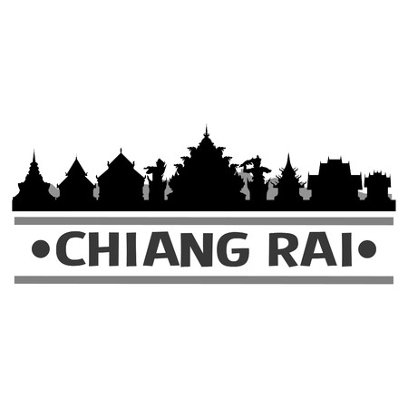 450x450 Chiang Rai Thailand Asia Icon Vector Art Design Skyline Flat City
