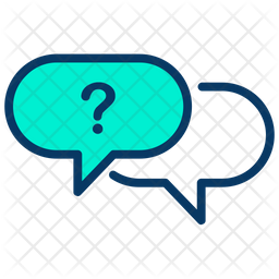 256x256 Ask Questions Icon Of Colored Outline Style
