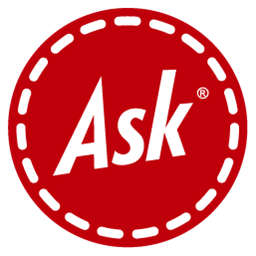 256x256 Ask Icon Hand Stitch Social Iconset Designbolts