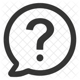 256x256 Ask Question Logo Icon Of Glyph Style
