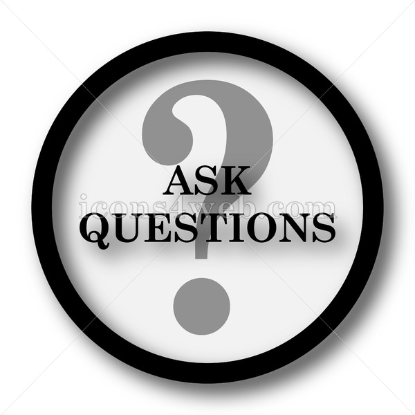 600x600 Ask Questions Simple Icon Ask Questions Simple Button