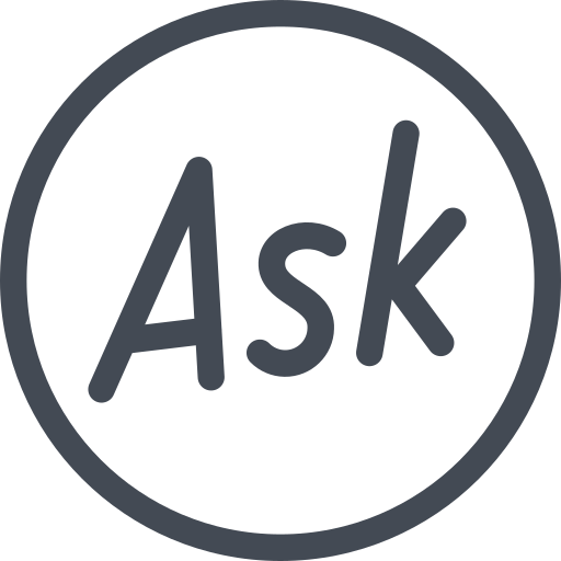 512x512 Circle, Social, Ask Icon Free Of Social Media Set