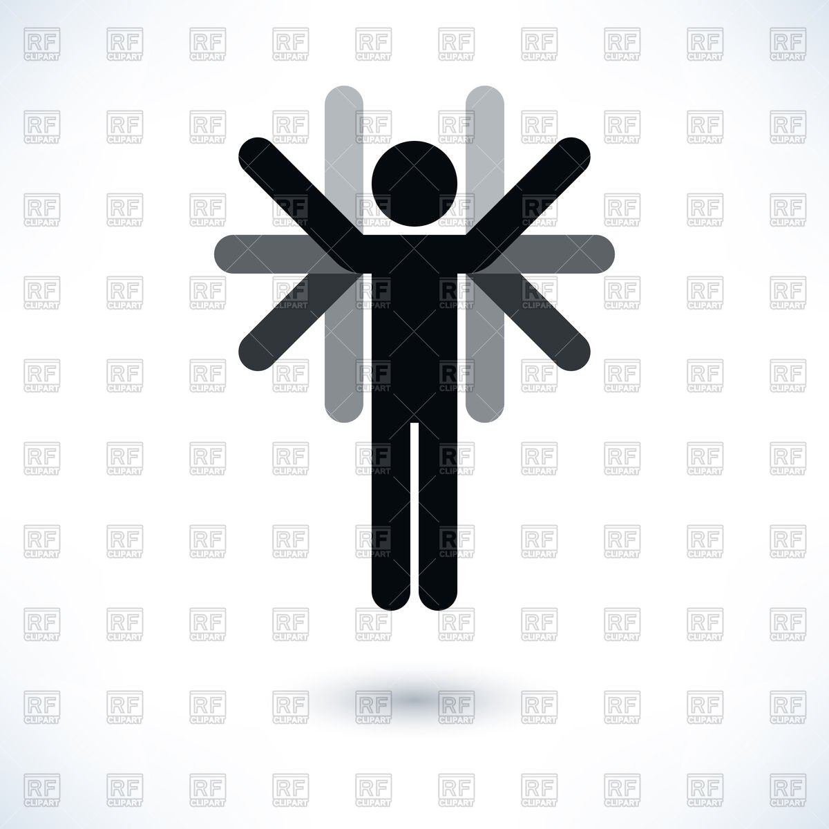 1200x1200 Man Swinging His Arms