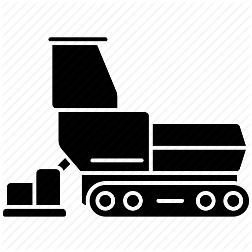 512x512 Asphalt Paver, Construction, Equipment, Industry, Machinery