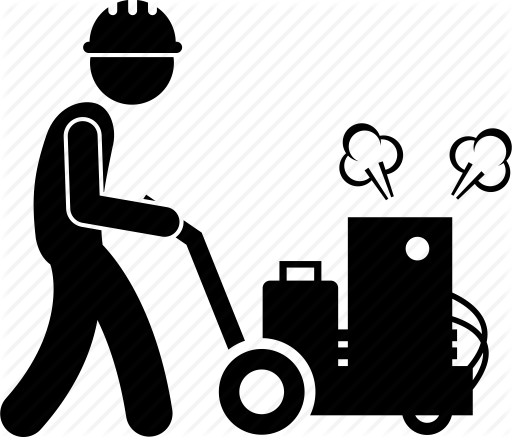 512x437 Asphalt, Construction, Road, Roadwork, Worker Icon