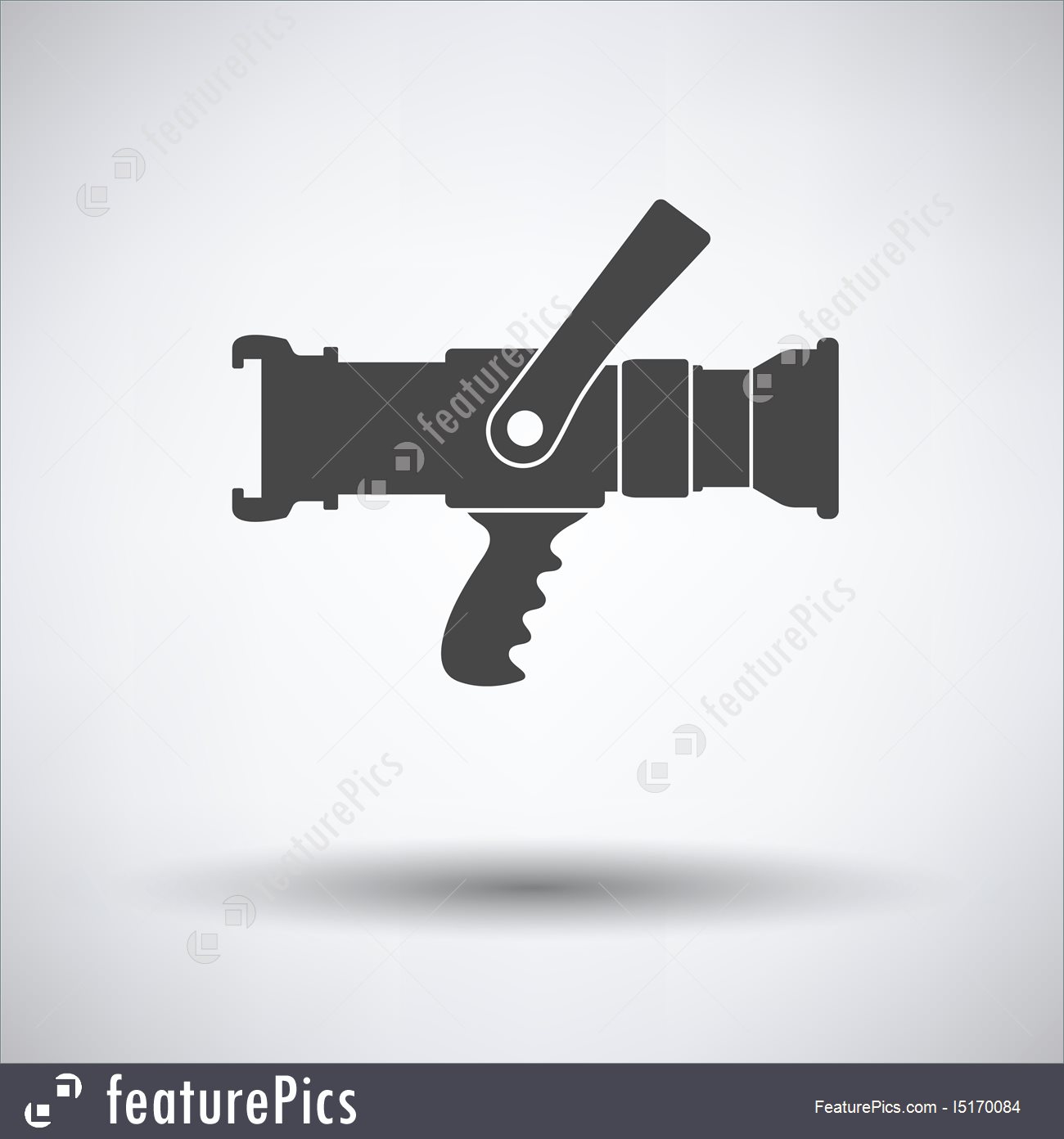 Fire Hose Icon Illustration 1300x1392 Fire Hose Icon Illustration