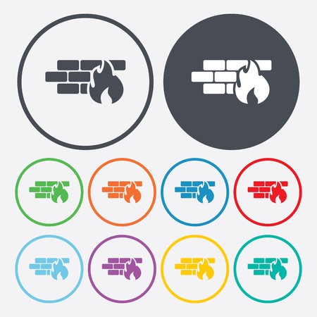 Vector Illustration Of Modern B Lack Icon Fire Wall Royalty Free 450x450 Vector Illustration Of Modern B Lack Icon Fire Wall Royalty Free