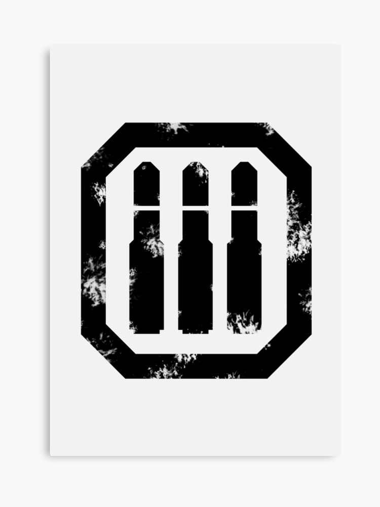 Planetside Heavy Assault Weathered Icon Canvas Print 750x1000 Planetside Heavy Assault Weathered Icon Canvas Print