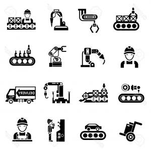 300x300 Car Factory Robotic Automotive Assembly Line Automobiles Conveyor