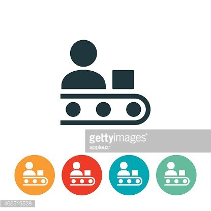 415x415 Assembly Line Icon Premium Clipart