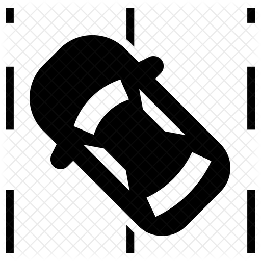 512x512 Lane Assist Icon Of Glyph Style