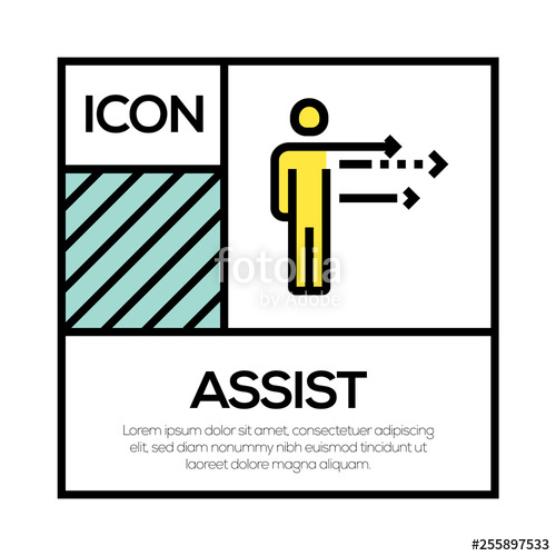 500x500 Assist Icon Concept Stock Image And Royalty Free Vector