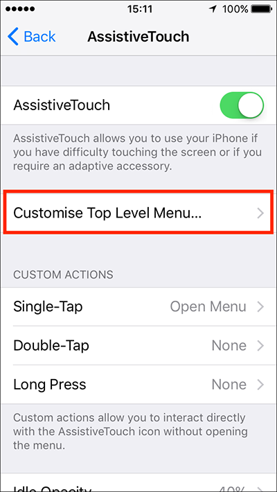 400x710 Assistivetouch Iphoneipadipod Touch Ios Ios My