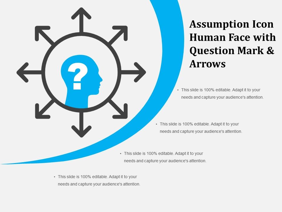 960x720 Assumption Icon Human Face With Question Mark And Arrows