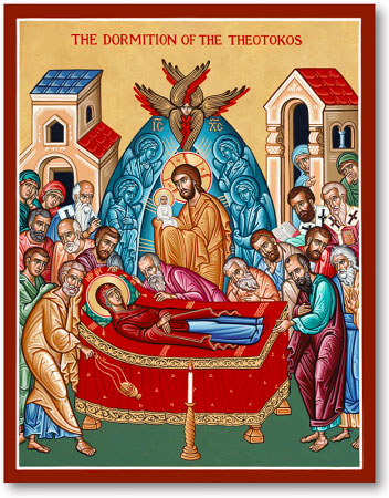 352x450 Great Feast Icons Dormition Of Mary Icon Monastery Icons