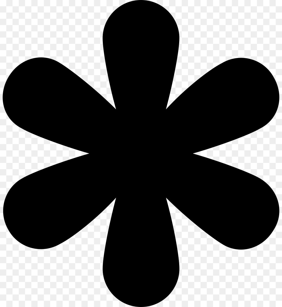 900x980 Asterisk Symbol