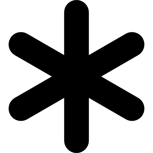 512x512 Asterisk Symbol Icons Free Download