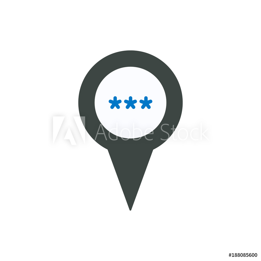 1000x1000 Photo Art Print Pin Asterisk Icon Europosters