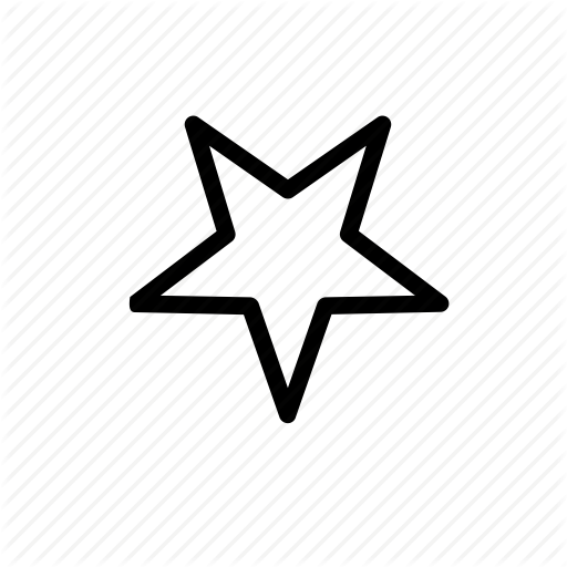 512x512 Asterix, Line, Rating, Star, Wish Icon