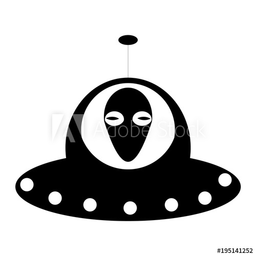 500x500 Astrology, Alien Plane, Astro And Alien Icon