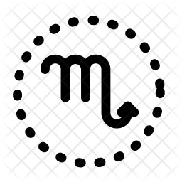 256x256 Astrology Icon Of Line Style