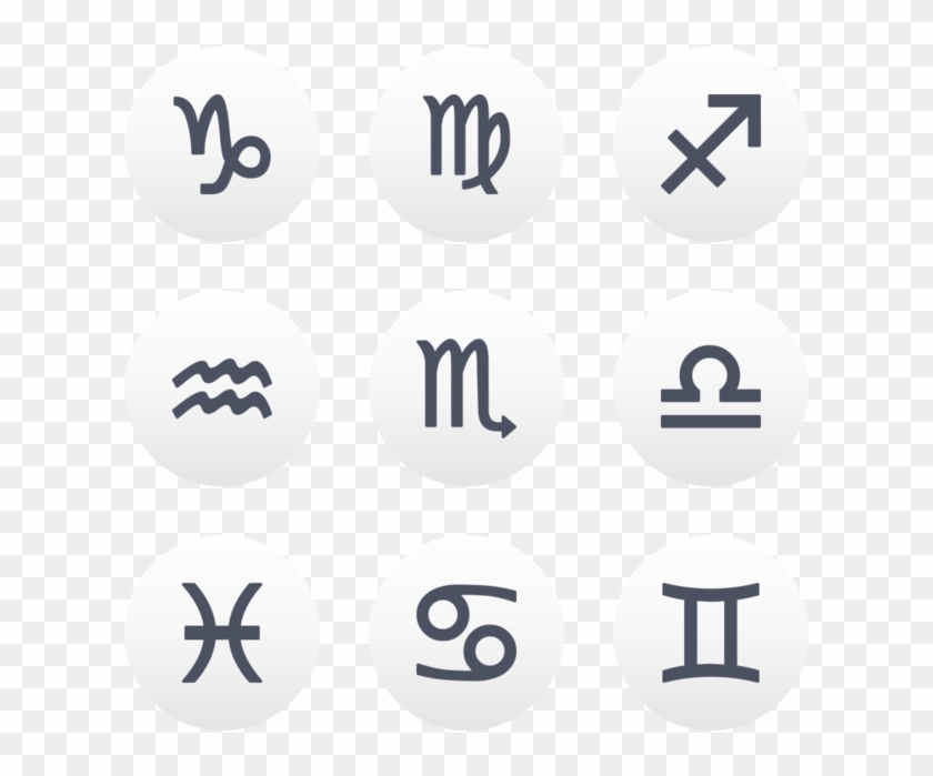 840x699 Astrology Icon In Style Flat Circle Blue Gray On White