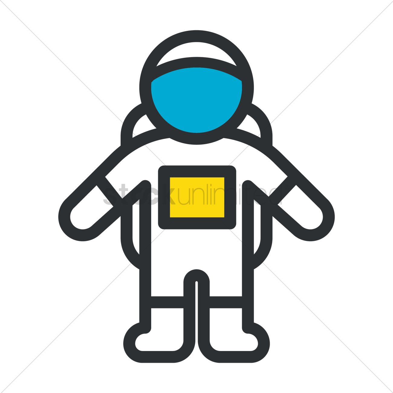 1300x1300 Astronaut Icon Vector Image