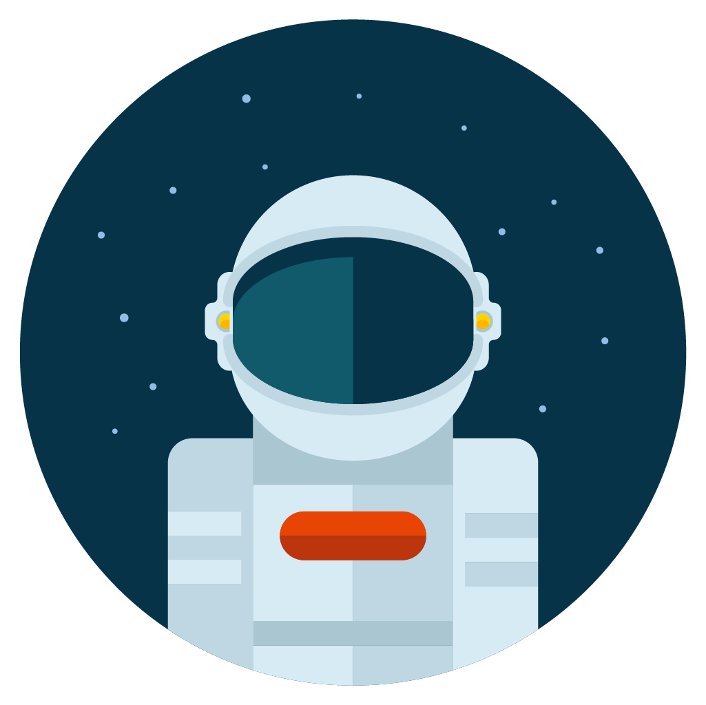 1025x1024 Astronaut Icon Vector Free Download