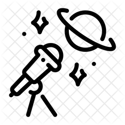 256x256 Astronomy Icon Of Line Style